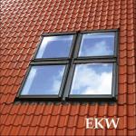 Мансардные окна Velux - мансардное окно EKW, EKS